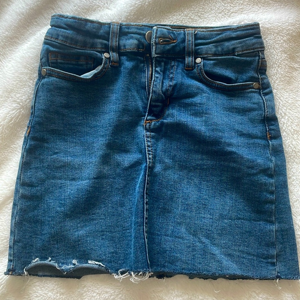 mini denim short